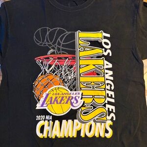 NBA Black Los Angeles Lakers Champions Tee